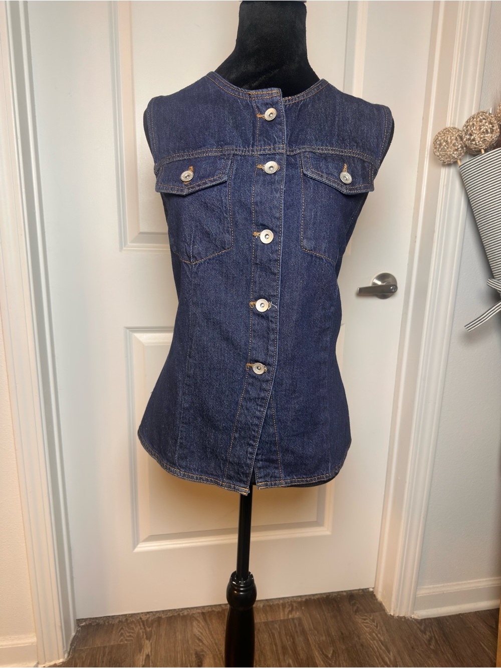 Dark Blue Denim vest / BNWT